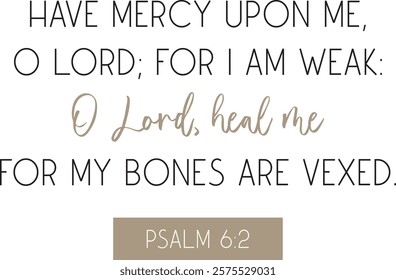 Healing Bible Verse art, Christian biblical poster, vector illustration