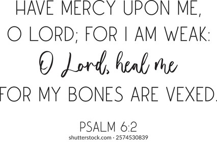 Healing Bible Verse, Christian biblical poster, vector illustration