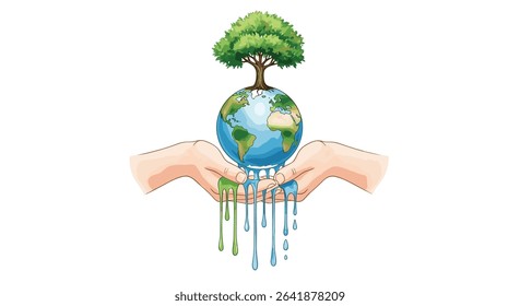 Healing the Earth with Caring Hands A Hopeful Vision for a Green Future