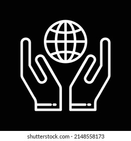 Healing hand icon design and symbol art