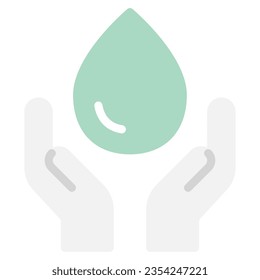 Icono de manos curativas se puede usar para web, aplicación, infografía, etc