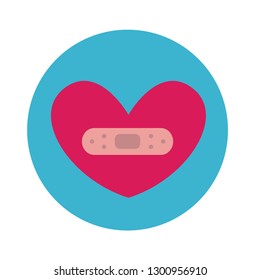 Healing heart icon