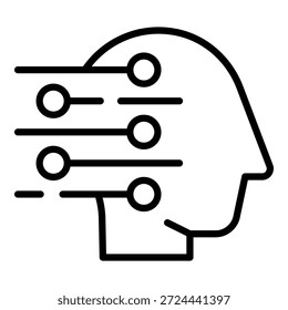 Healing perception icon outline vector. Visual sensory. Health process