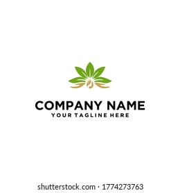 logotipo de diseño de cuidado de la salud - vector. Hermosa plantilla de diseño del logo de la cara de la mujer.