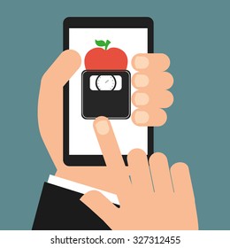 health app design, vector illustration eps10 graphic 