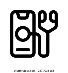 health app icon. vector line icon for your website, mobile, presentation, and logo design.
