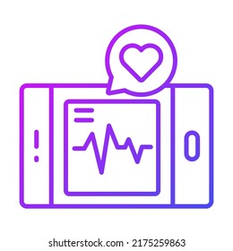 health app Modern concepts design, vector illustration