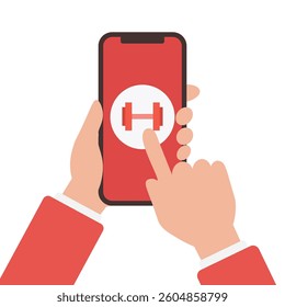 health app. modern digital health monitor. health meter via mobile. health guard