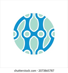 Plantilla vectorial del logotipo de la bola de mantenimiento