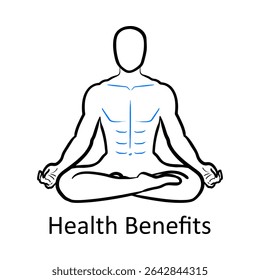Health Benefits – Yoga Pose Representing Wellness