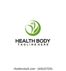 Health Body Logo Design Vector Template Stock Vector (Royalty Free ...