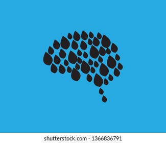 Health Brain vector illustration icon template design