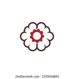 Health Brain vector illustration icon template design