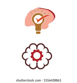 Health Brain vector illustration icon template design