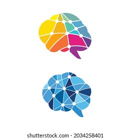 Health Brain vector illustration icon template design