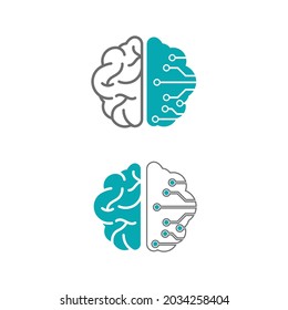 Health Brain vector illustration icon template design