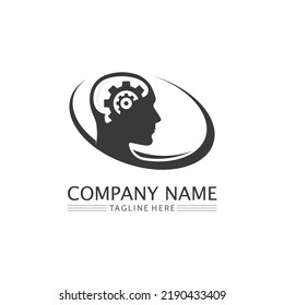 Health Brain vector illustration icon template design