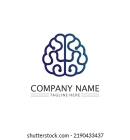 Health Brain vector illustration icon template design