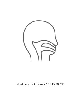 health, breathing, respiration, respiratory. Element of health icon. Thin line icon for website design and development, app development. Premium icon