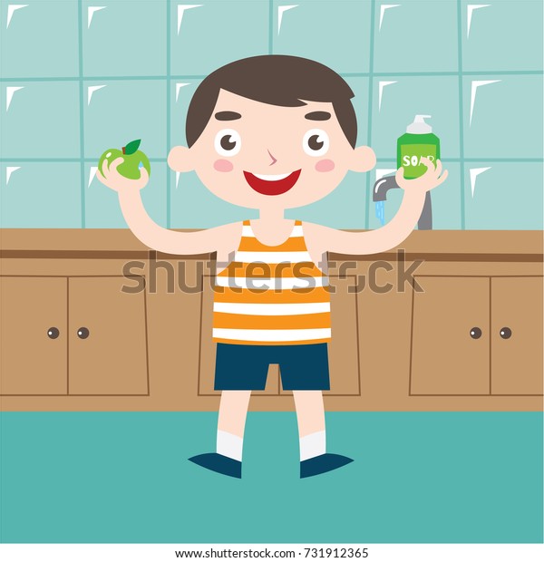 Health Campaign Children Poster Design Template Stock Vector (Royalty ...