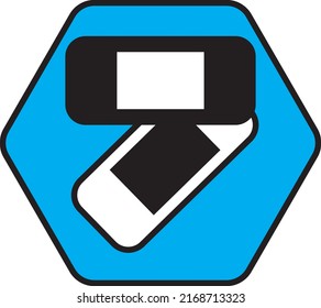 Health care band aid, illustration, vector on a white background.