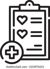 Health care checking vector icon, hearth health checking icon. Diagnosis for the hearth. EPS