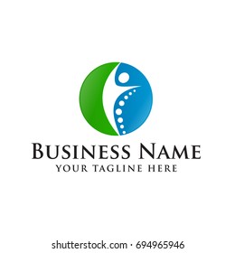 Health care chiropractic logo