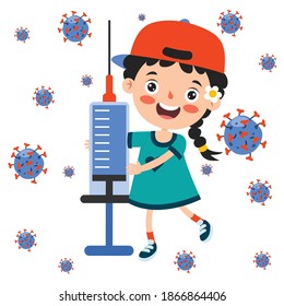 Health Care Concept With Vaccination