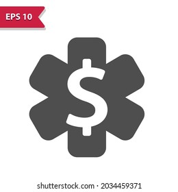 Health Care Cost Icon. Professional, Pixel Perfect Icon, EPS 10 Format.