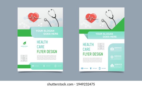 Health Care Cover A4 Size Template Stock Vector (Royalty Free ...