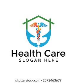 Health Care  Creative vector templates abstract typography colorful  logo design