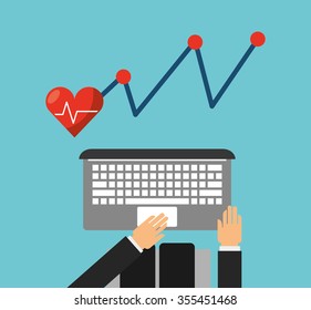 health care design, vector illustration eps10 graphic 