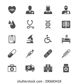 Health care flat icons