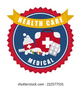 health care graphic design , vector illustration