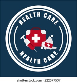 health care graphic design , vector illustration