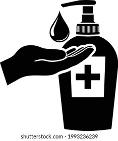 Health care icon. Clean hands.