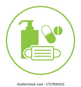 health care icon isolated vectorhe