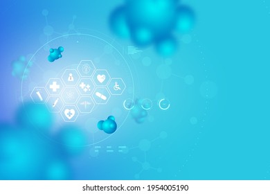health care icon pattern medical innovation concept background design