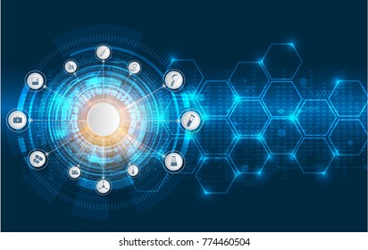 health care icon pattern medical innovation concept background design.Vector illustrations.