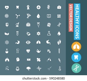 Health care icon set,clean vector