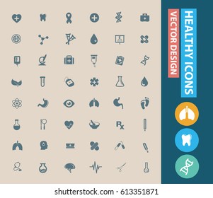 Health care icon set,clean vector