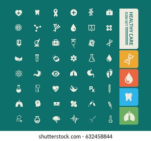 Health care icon set,clean vector