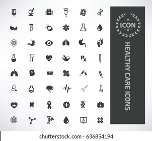 Health care icon set,clean vector