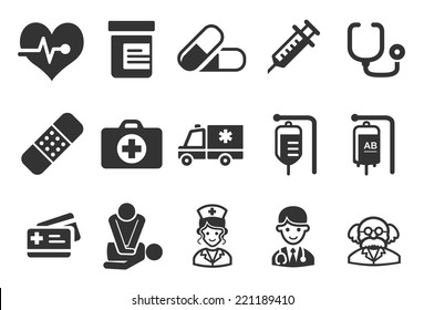  Health Care Icons - Medical Illustration