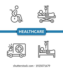 Health Care Icons . Professional, pixel perfect icons. EPS 10 format.