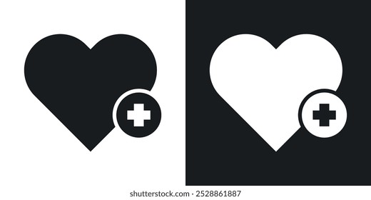 Iconos del cuidado de la salud. Vector sólido del estilo