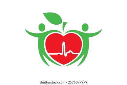 Health Care leaf Vector Logo Template Medical healthcare logo design template Health stethoscope logo design concept vector art and illustration