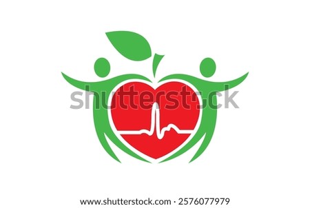 Health Care leaf Vector Logo Template Medical healthcare logo design template Health stethoscope logo design concept vector art and illustration