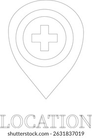 Health care line art icon.Vector illustration in modern style of health related icon: mental health, healthcare, medical, wellbeing, meditation, lifestyle, Medical Exam, Medicine, Hospital and more.