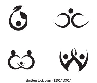 Health Care Logo Black Vector Stock Vector (Royalty Free) 1201430014 ...